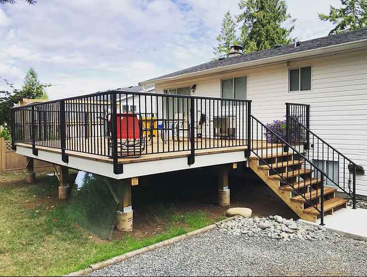 Deck railings, Ontario