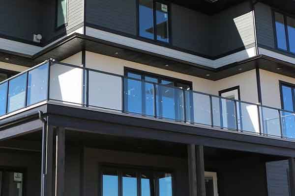 Framed tempered glass railings installed across Ontario.